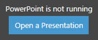 The Open a Presentation button